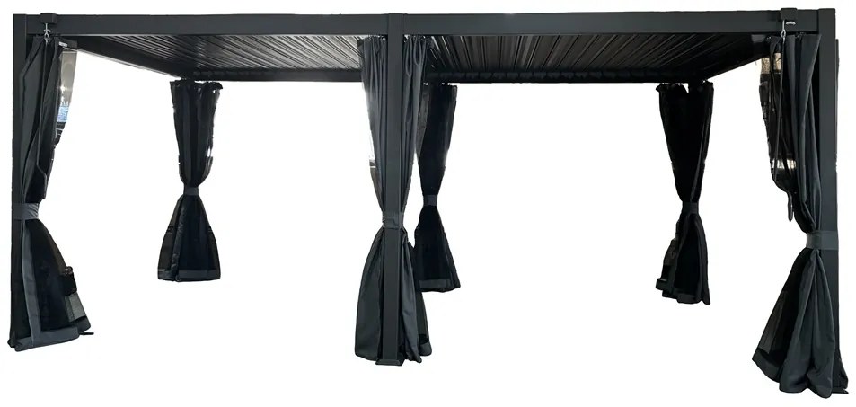 Lagos Premium 3x6 Garden Point vrijstaande terraspergola antraciet