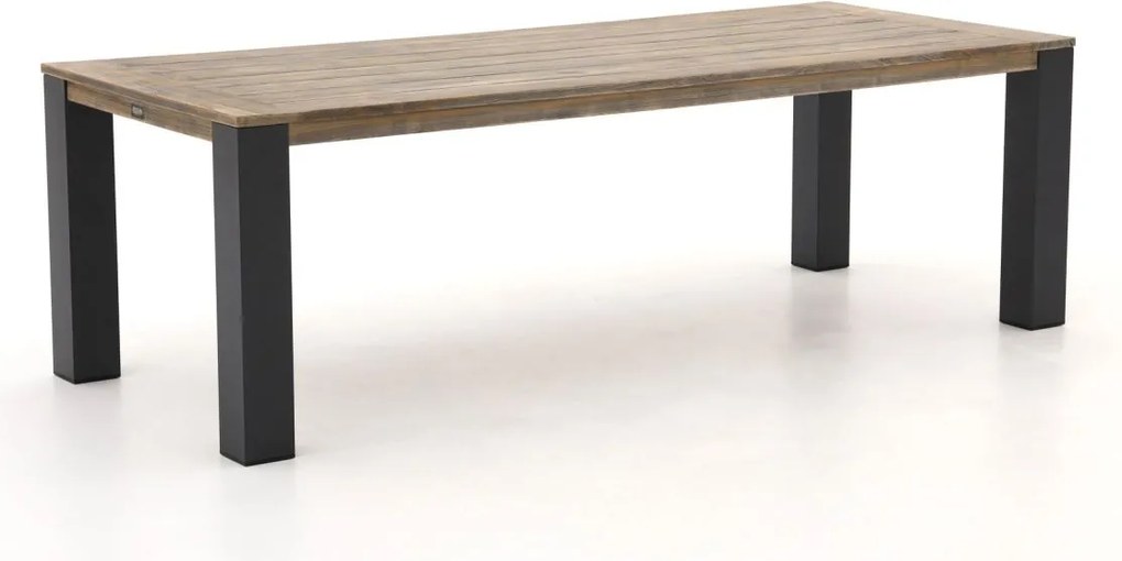 Tuin eettafel ROUGH | Rechthoekig  | Tuintafel Teakhout | 240x100cm | 6 personen | Kees Smit Tuinmeubelen
