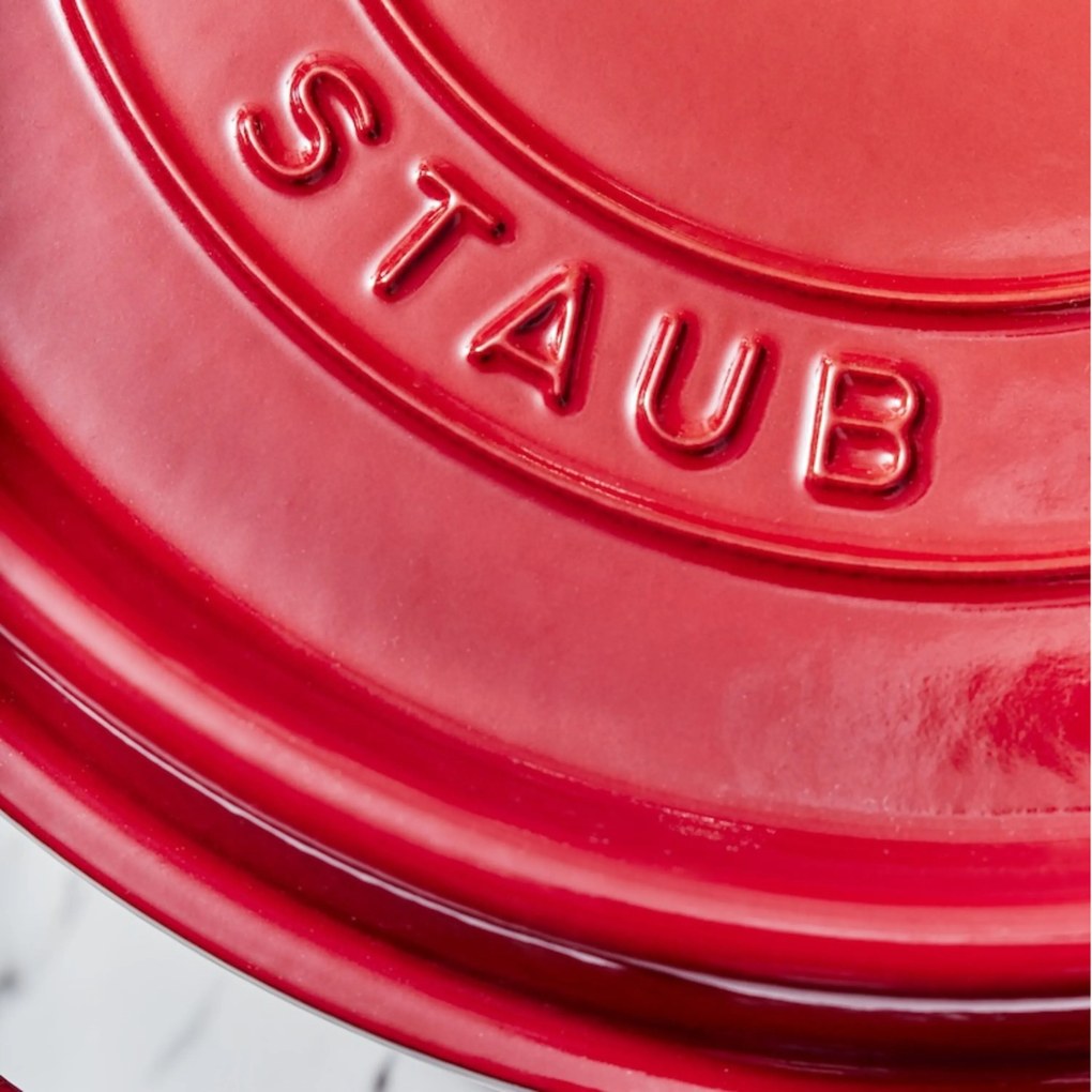 Staub La Cocotte Cocotte 28 cm / 6,75 l, Rond, Kersenrood - La Cocotte - Staub