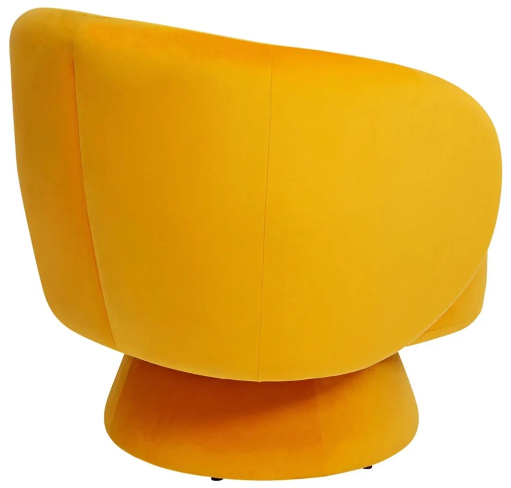 Kare Design Orion Yellow Draaibare Fauteuil Velvet