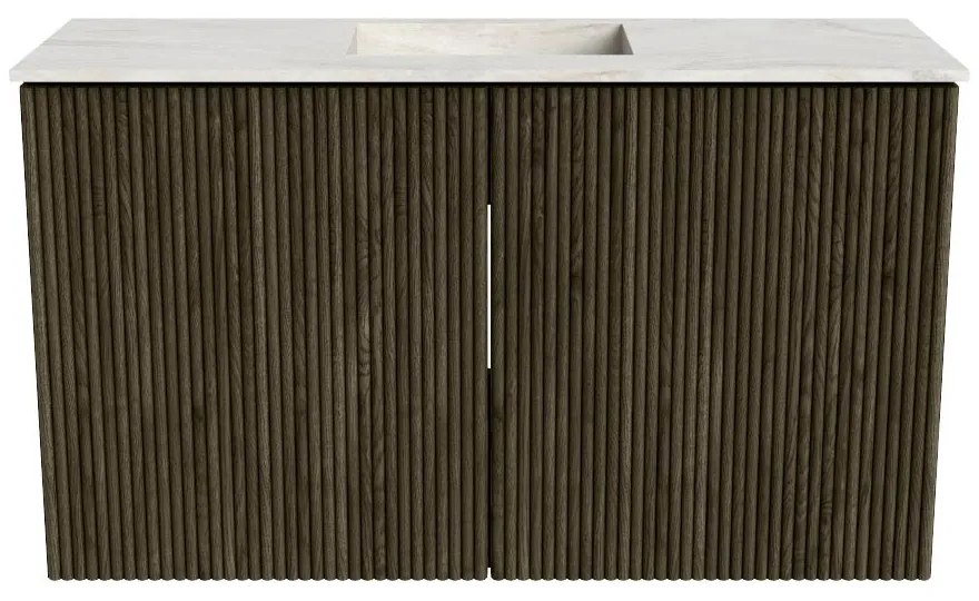 Mondiaz Joya DLux 70cm toiletmeubel shadow met wastafel faye midden zonder kraangat ostra