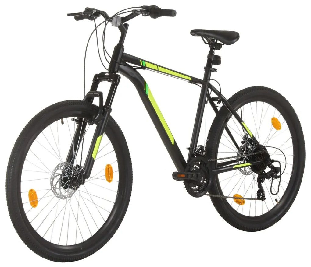 vidaXL Mountainbike 21 versnellingen 27,5 in wielen 50 cm frame zwart