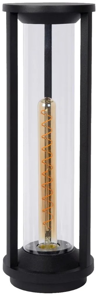 Lucide Cadix sokkellamp 15W 16x50cm zwart