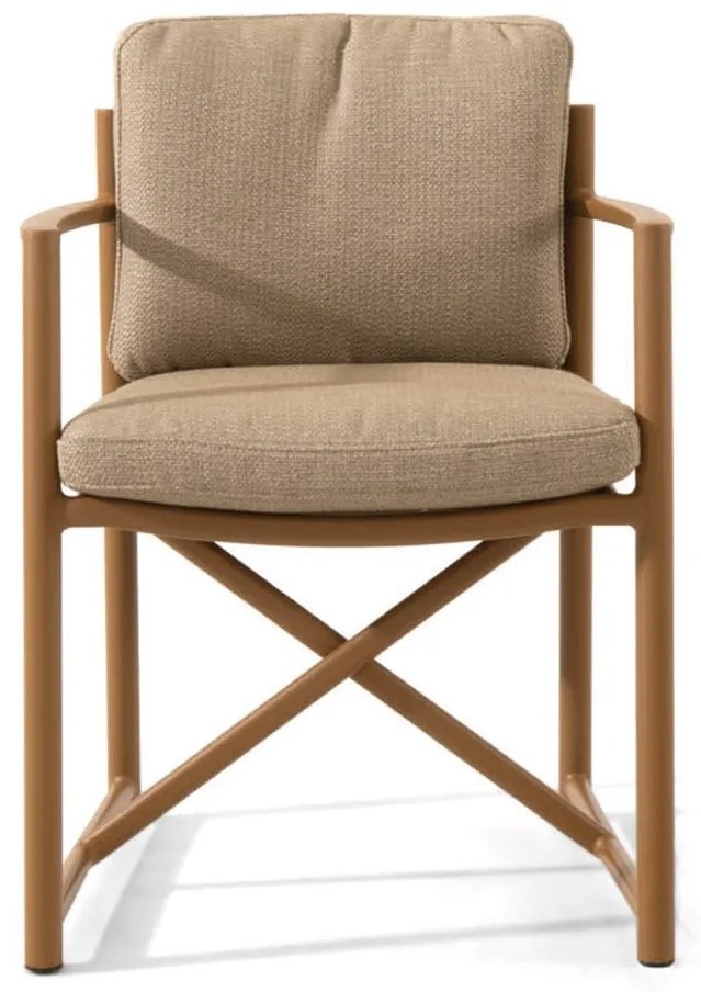 4 Seasons Outdoor Marina tuinset amber met Colorado tafel Ø 160 cm  Tuinset    beige weerbestendig