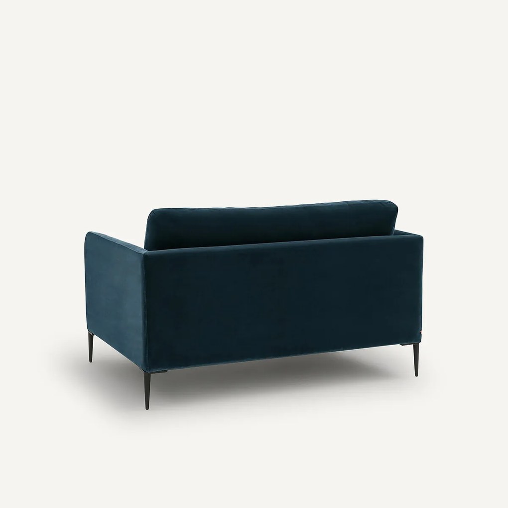 Fluwelen 2-zitsbank, Oscar-design E. Gallina