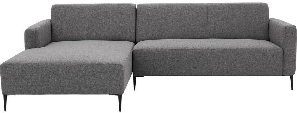 Goossens  Key West grijs, stof, 2,5-zits, modern design