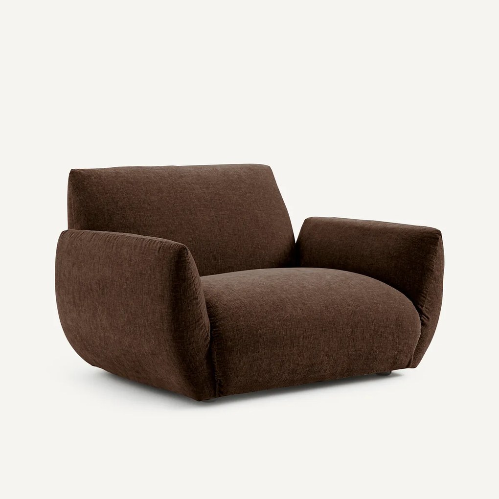 Fluwelen chenille fauteuil, Spogano