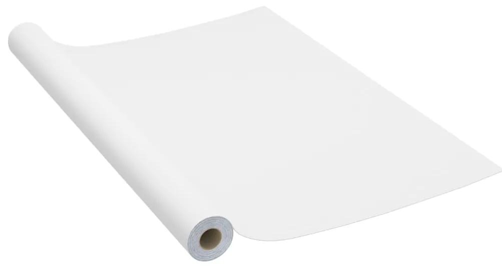 vidaXL Meubelfolie zelfklevend 500x90 cm PVC wit
