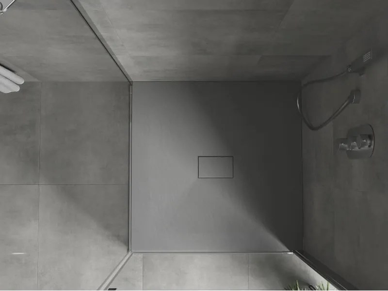 Mexen Hugo kwadratische douchebak SMC 100 x 100 cm, grijs - 42611010