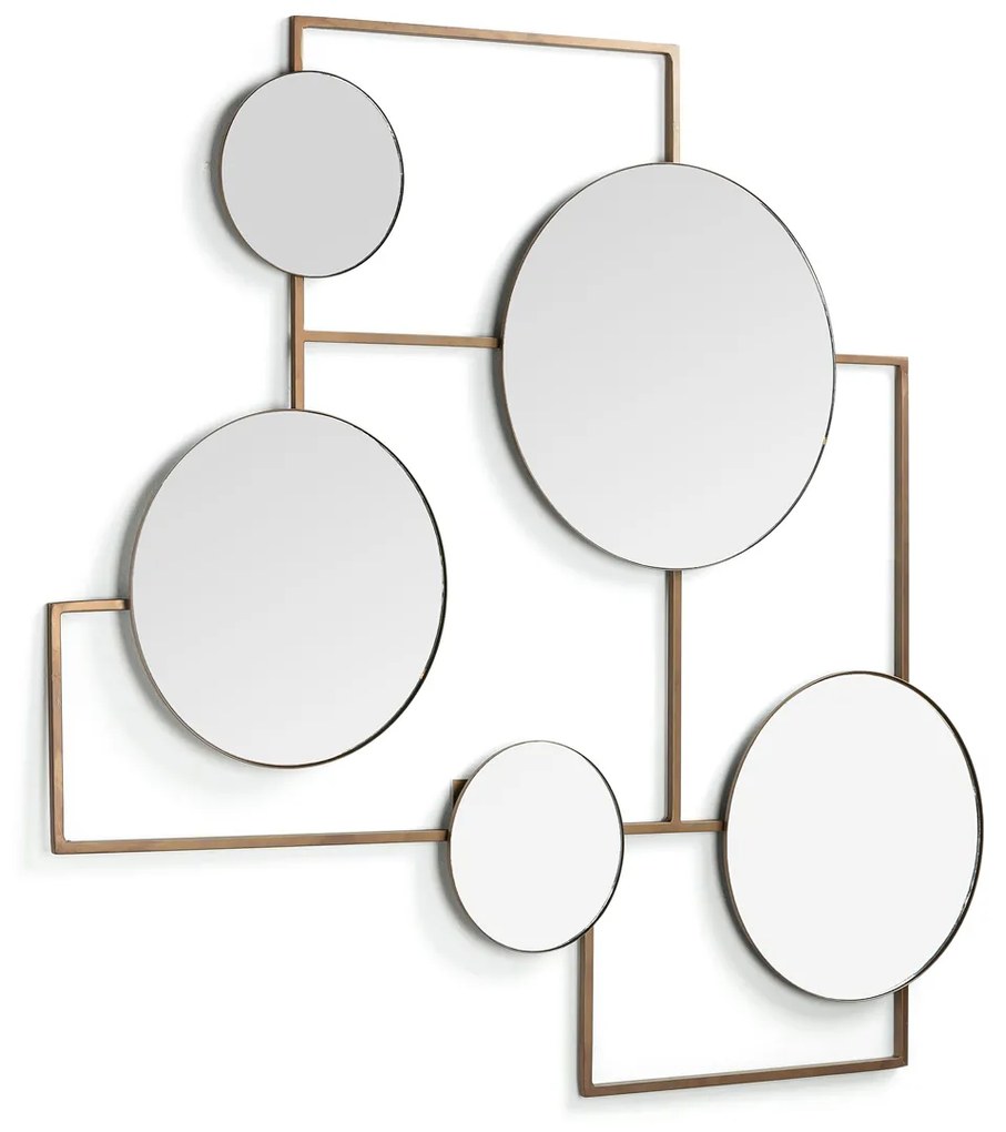 Kave Home Platte Asymmetrische Design Spiegel - 81x83cm