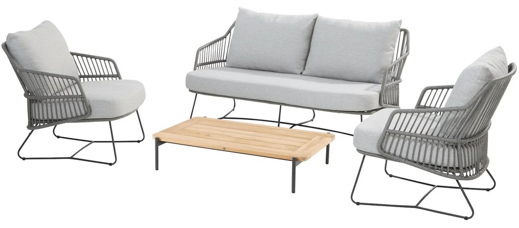 Cempre stoel bank loungeset 4 delig rope 4 Seasons Outdoor