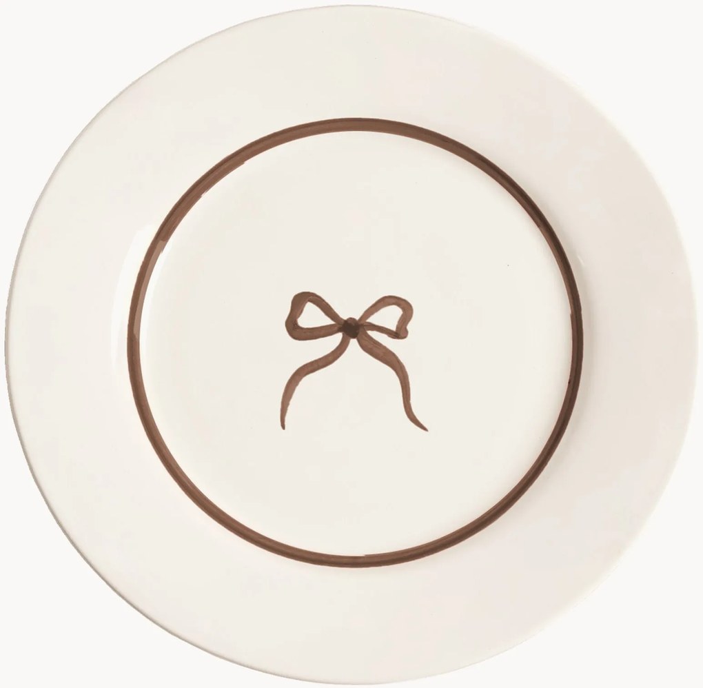 Handbeschilderd ontbijtbord Bow