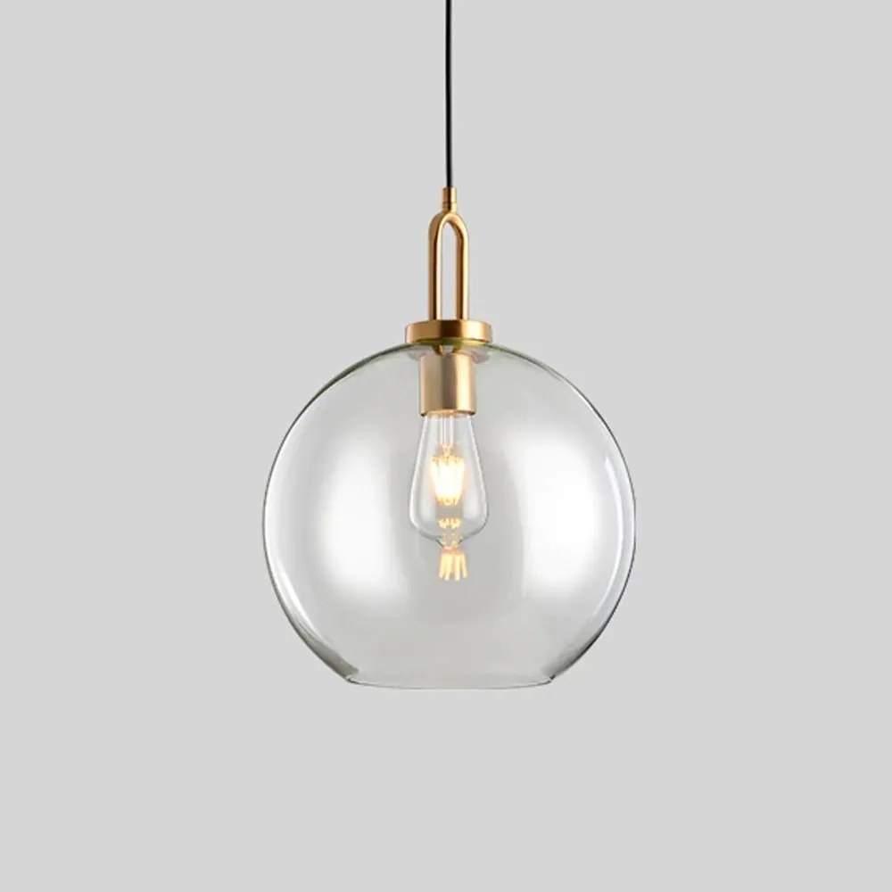 Plafondlamp Hangende Glazen Bol 25cm APP630-1CP
