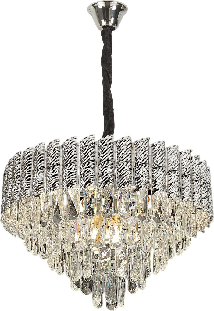 Hanglamp met kristallen G055-CP 50cm CHROME