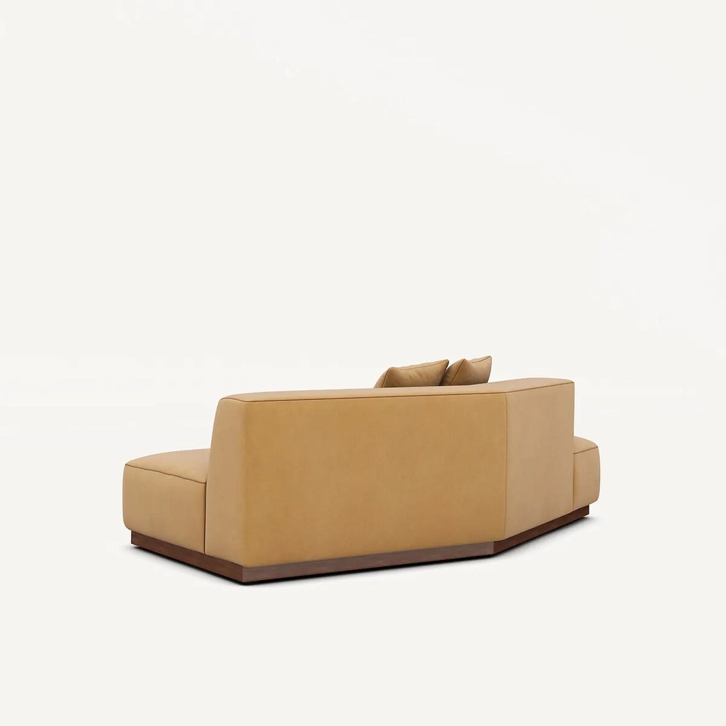 Halve bank links in linnen fluweel, JACOPO