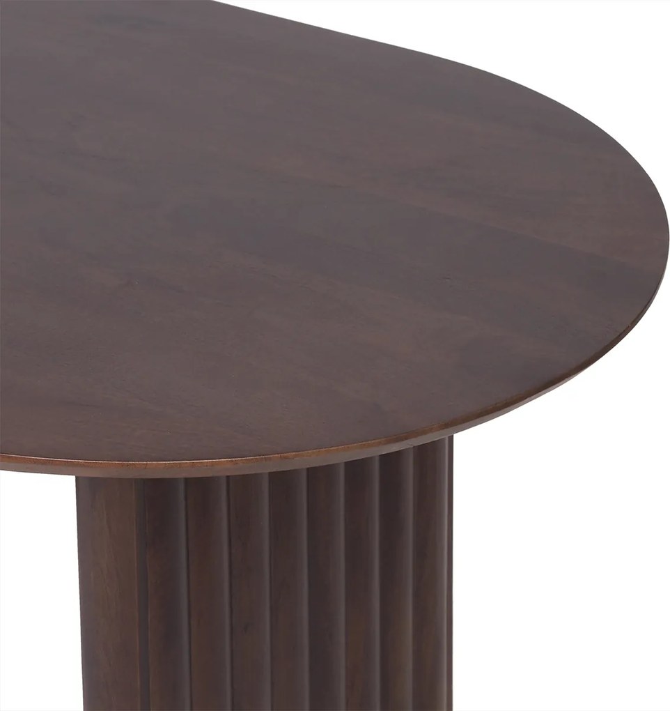 Eettafel Geribbelde Poot 200cm - 200 X 100cm.