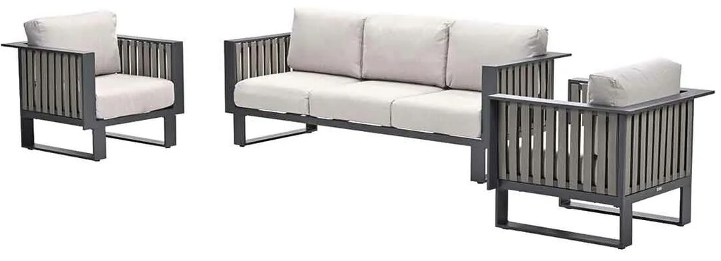 Garden Impressions Gabon loungeset 3-delig - taupe