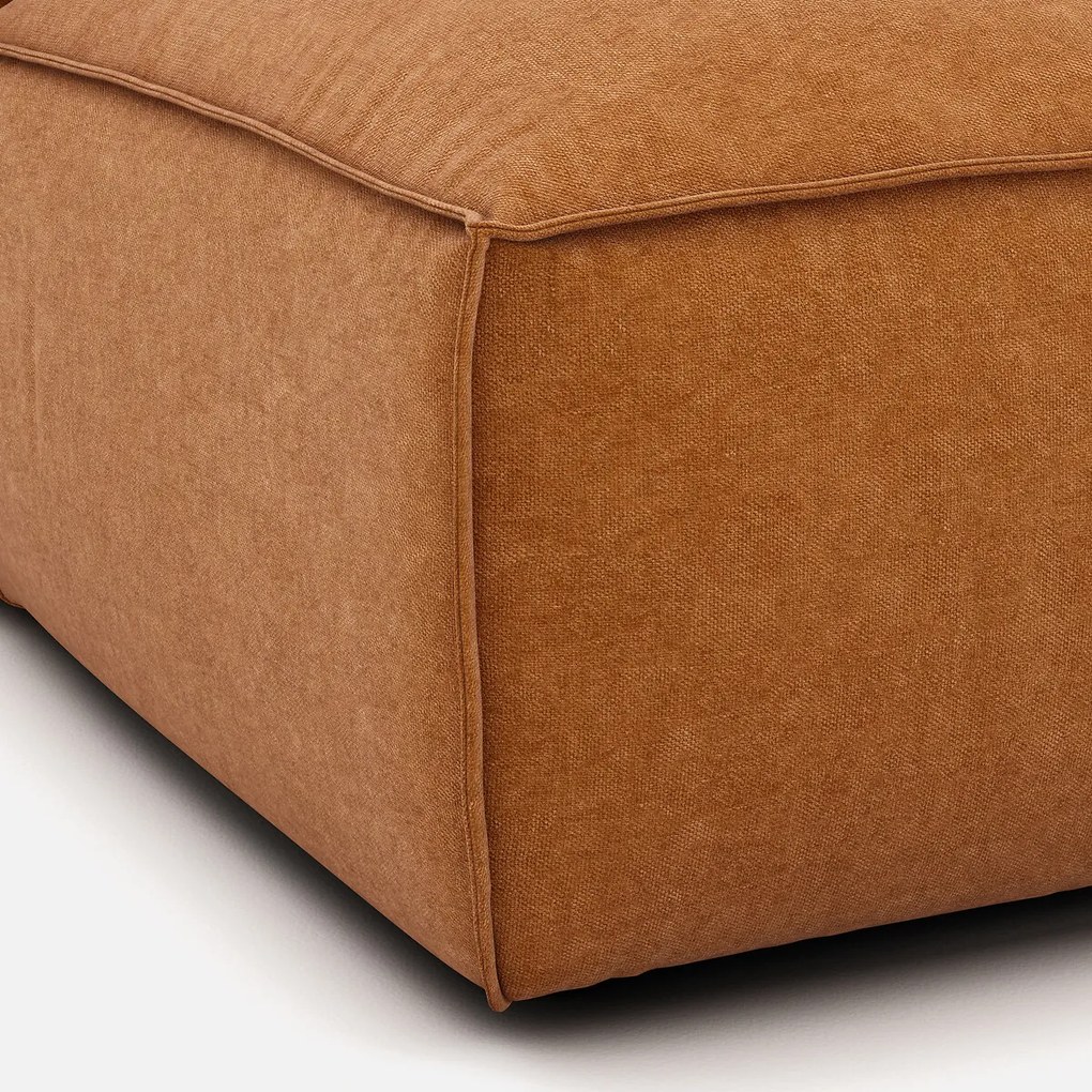 Loungebank, rechts, textuurfluweel, Seven