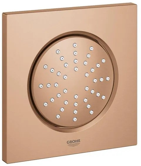 GROHE Rainshower F5 Zijdouche - 1 straalsoort - 12.7x12.7cm - vierkant - incl. inbouwkraanhuis - brushed warm sunset 27251DL0