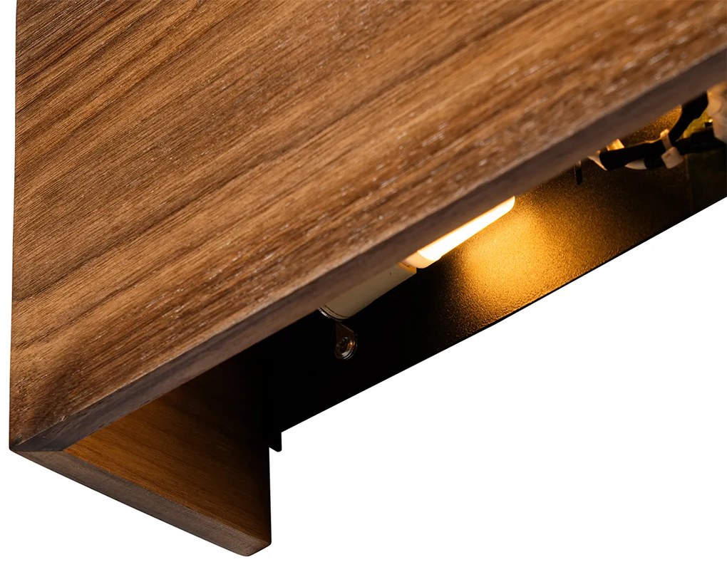 Landelijke wandlamp walnoot hout - Otan Landelijk G9 Binnenverlichting Lamp