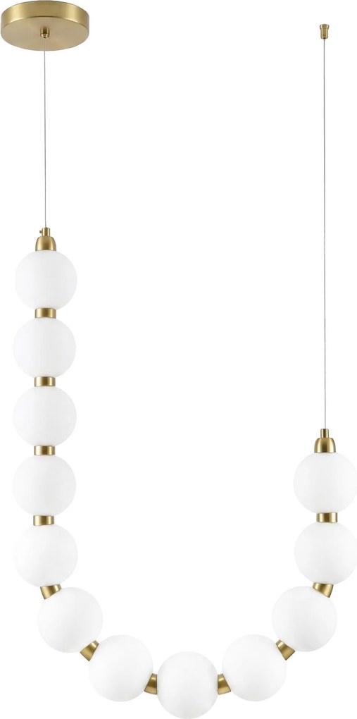 LED hanglamp plafondlamp LHJ119-CP geborsteld goud
