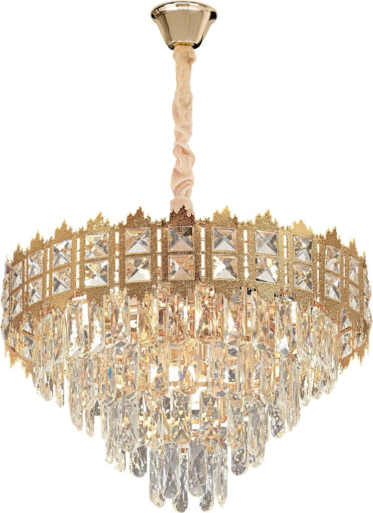 Hanglamp met kristallen G049-CP 60CM
