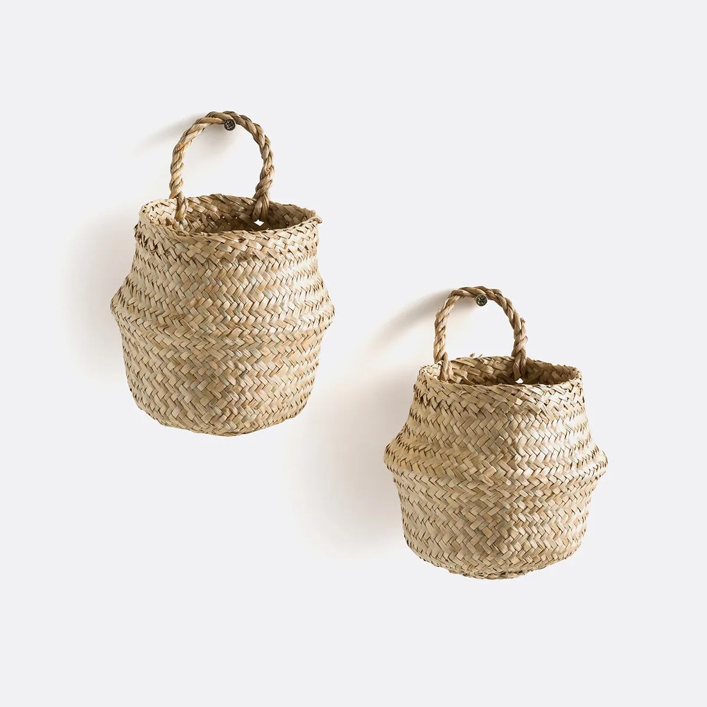 Set van 2 wandmanden in herbarium Rixy