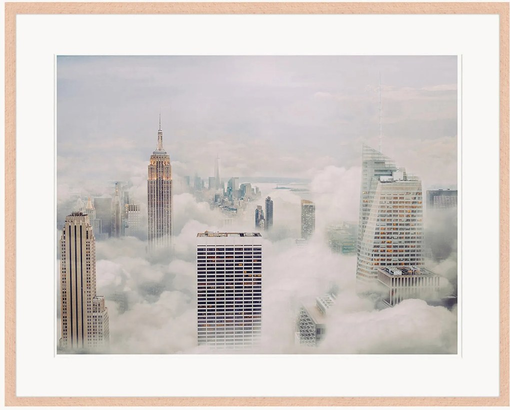 Ingelijste digitale print New York City