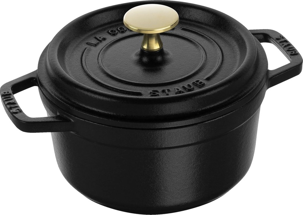 Staub La Cocotte Cocotte 16 cm / 1,25 l, Rond, Zwart - La Cocotte - Staub