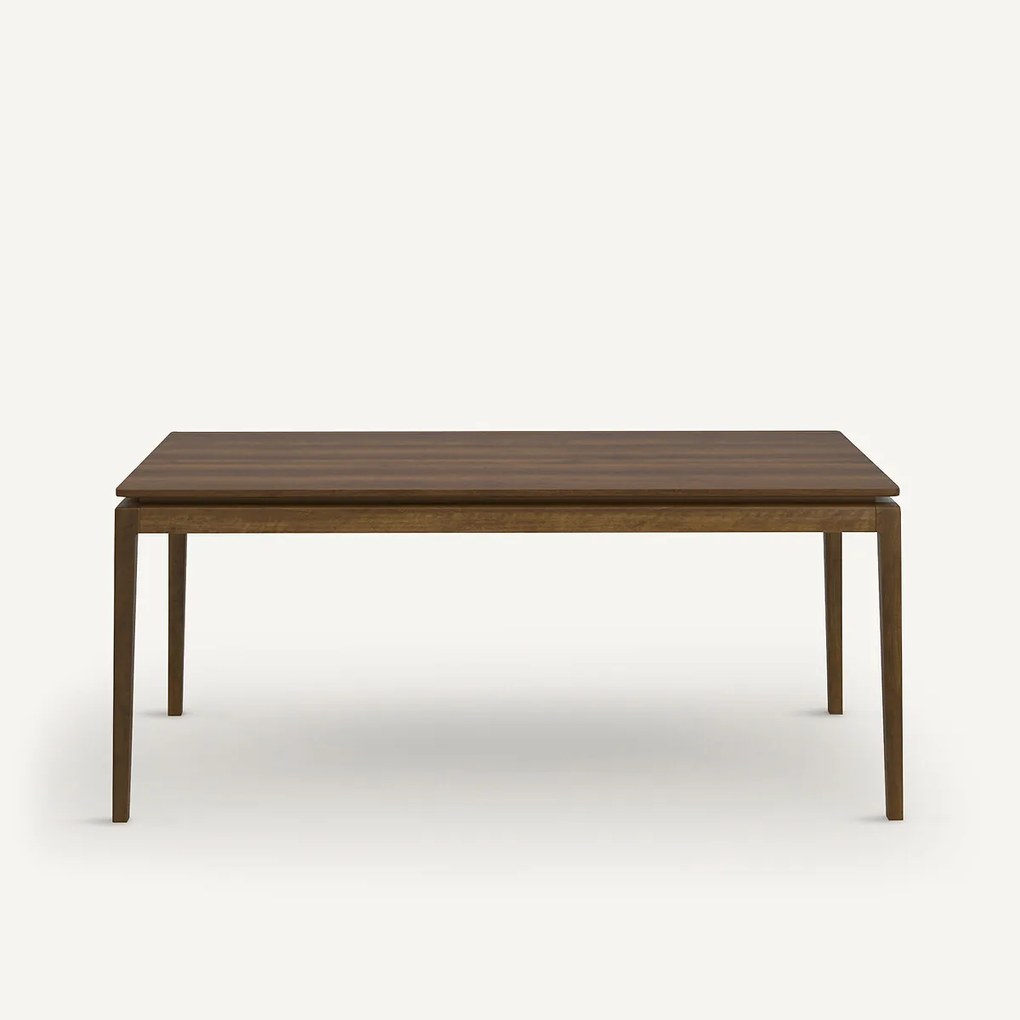 Uitschuifbare tafel in notenhoutfineer, Yolo
