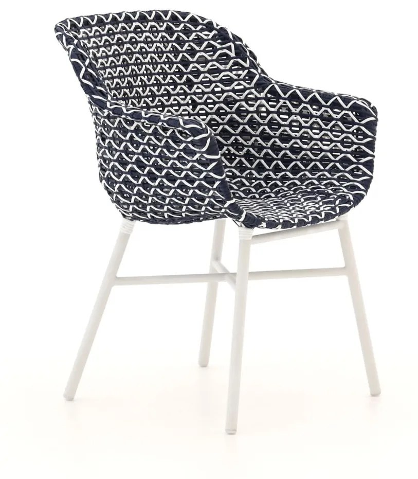 Dining tuinstoel | Hartman  Delphine | Wicker (vlechtwerk) | Blauw | Kees Smit Tuinmeubelen
