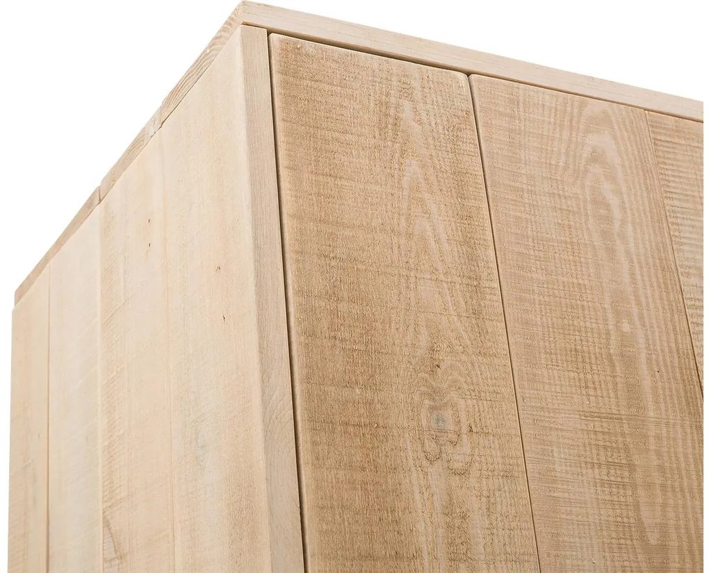 Goossens Eco Kledingkast Torento, 200 cm breed, 220 cm hoog, 3 draaideuren