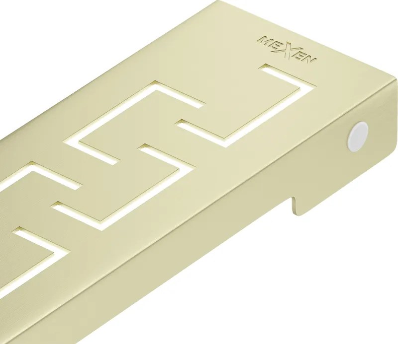 Mexen Flat M15 afdekplaat voor lijnafvoer 70 cm, goud geborsteld - 1A24070