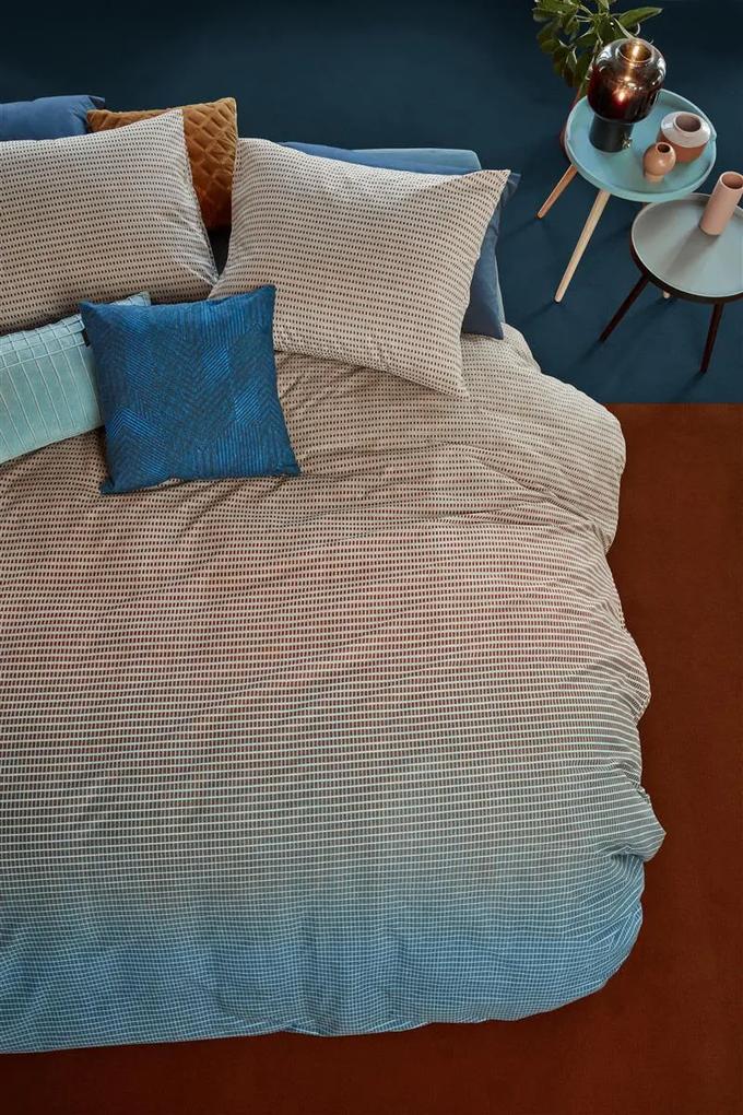 Beddinghouse | Dekbedovertrekset Marmor lits-jumeaux: breedte 240 cm x lengte 200/220 cm + blauw dekbedovertreksets katoen bed & bad beddengoed