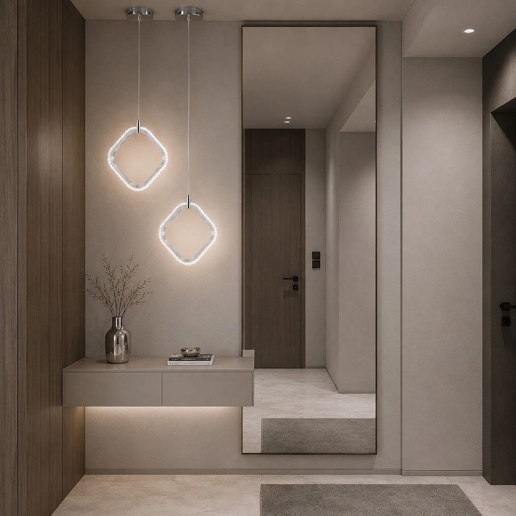 LED hanglamp LHJ127-W Chroom