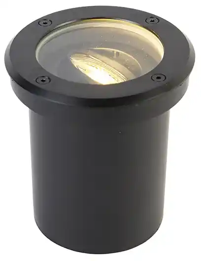 Moderne buiten grondspot zwart verstelbaar IP65 - Delux Modern GU10 IP65 Buitenverlichting Lamp |