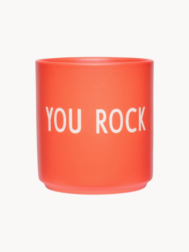 Design beker Favourite YOU ROCK met opschrift