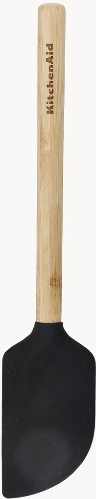Hittebestendige schraper Spatulas Classic Bamboo, 2-delig
