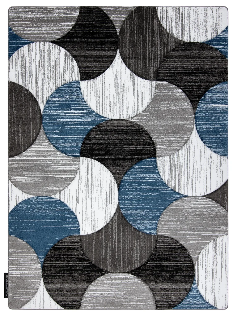 Tapijt ALTER Geo Schelpen blauw