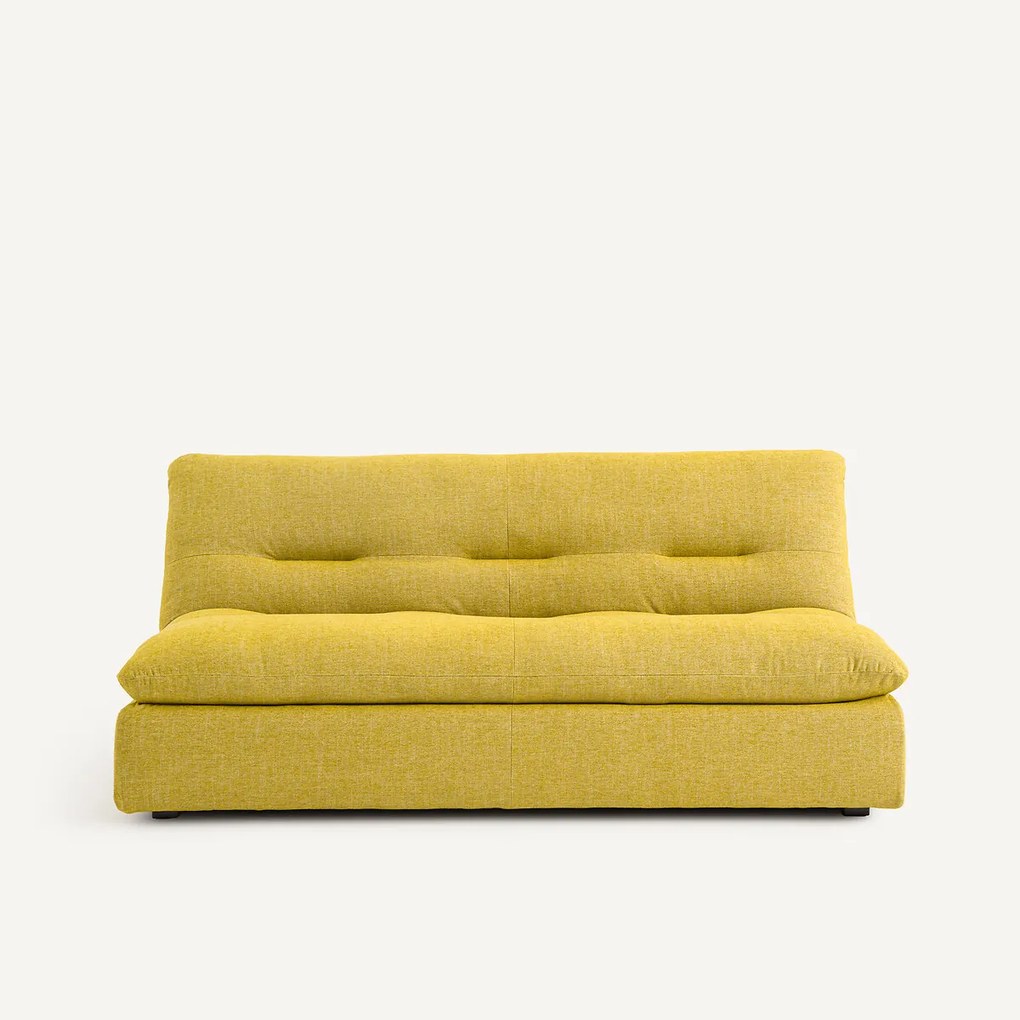 Modulaire 3-zitsbank in gemêleerde stof, Giuliano