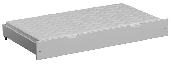 Peuter Wit  Uitschuifbaar eenpersoonsbed met onderschuifbed - Leo voor kinderen Kinderen Peuter Junior 5056231723541 Children's Beds Home, Voor bed va