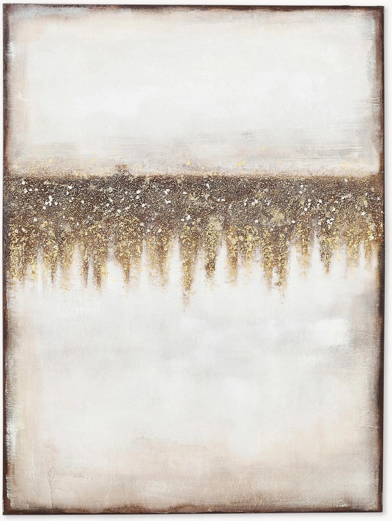 Handbeschilderd canvasdoek Abstract Fields