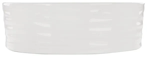Differnz Wave keramische waskom 35cm wit