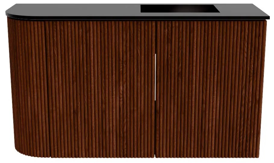 Mondiaz Joya 70cm toiletmeubel ronding links ruby met wastafel faye rechts zonder kraangat urban
