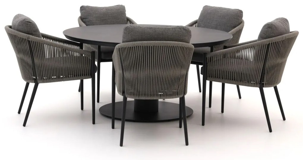 Diningset Bellagio  | 5 personen | Tuinset kunststof | 6-delig | Kees Smit Tuinmeubelen