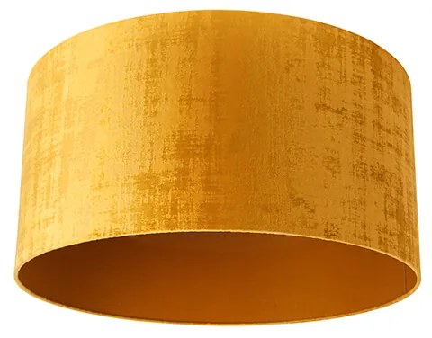 Velours lampenkap goud 50/50/25