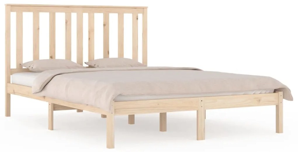 vidaXL Bedframe massief grenenhout 120x200 cm