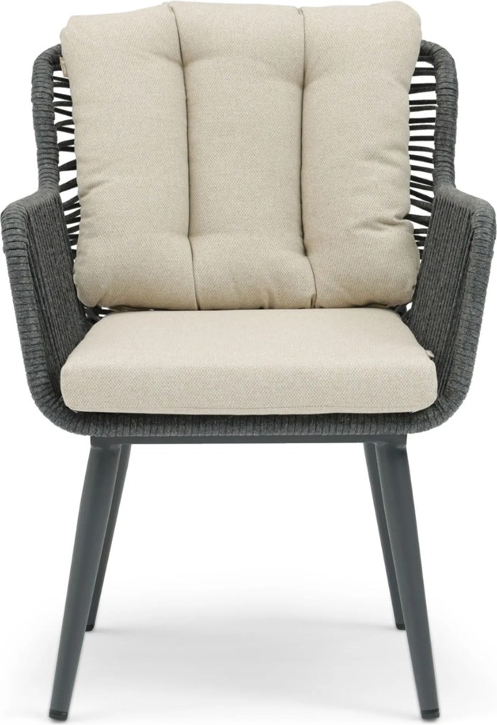 Tuinset 4 personen 200 cm Rope Grijs Coco Custa/Brookline