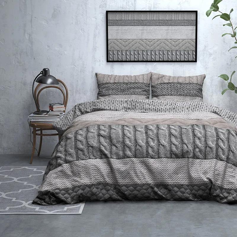 DreamHouse Bedding Elin - Verwarmend Flanel - Taupe Lits-jumeaux (240 x 200/220 cm + 2 kussenslopen) Dekbedovertrek