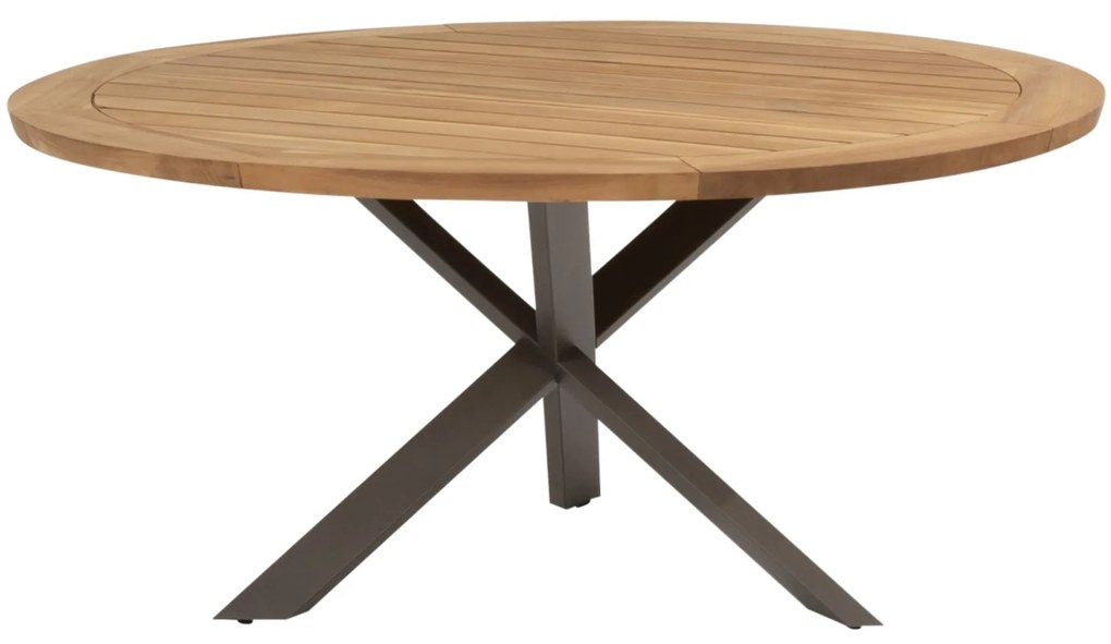 Prado dining tuintafel 160øx75 cm rond teak terra Taste 4SO